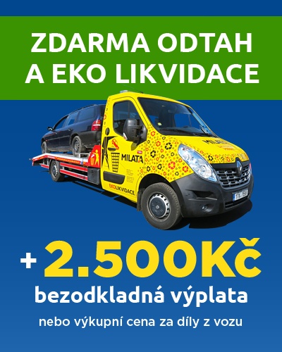 AKCE - Autovrak odtáhneme a vyplatíme bonus