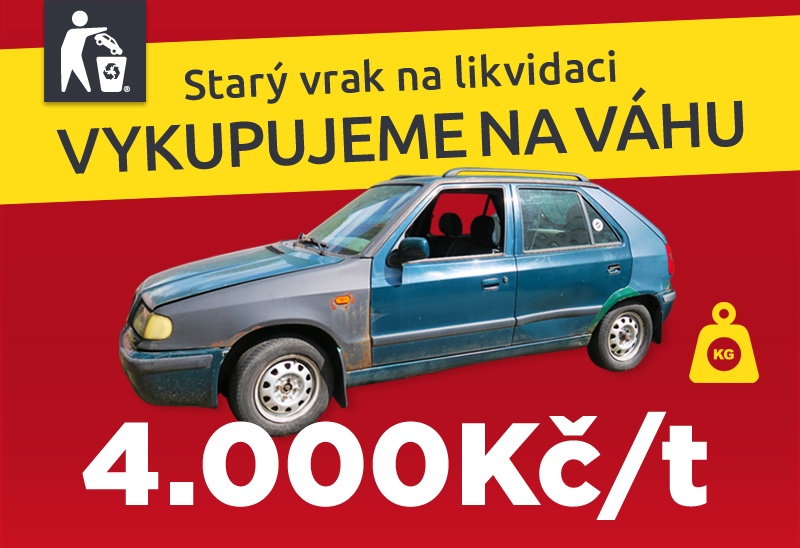 Autovrak na váhu