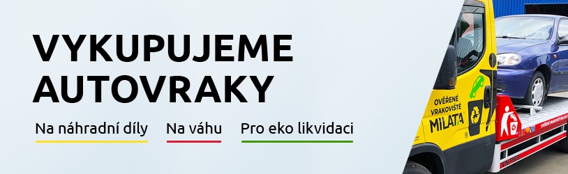 Vykupujeme autovraky na náhradní díly, na váhu a k eko likvidaci