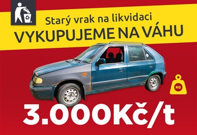 Autovrak na váhu